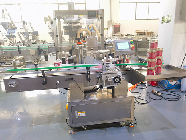 全自動不干膠貼標(biāo)機