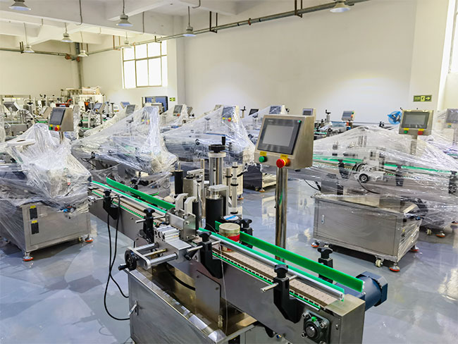 全自動不干膠貼標(biāo)機